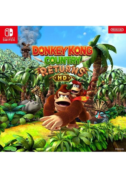 Donkey Kong Country Returns Hd Switch Oyunu