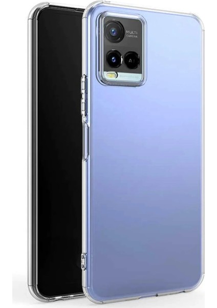 Vivo Y21S Kılıf Lüx Şeffaf Silikon Svlrs
