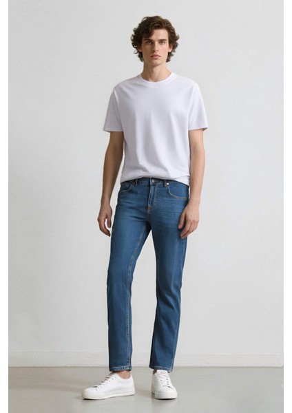 Sergio Regular Fit Normal Kalıp Normal Bel Boru Paça Jean Pantolon A6948AX24SP