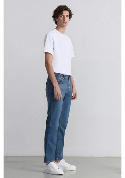 Sergio Regular Fit Normal Kalıp Normal Bel Boru Paça Jean Pantolon A6948AX24SP
