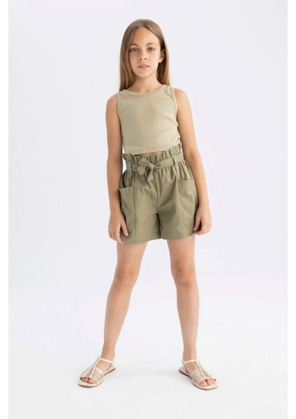 Kız Çocuk Keten Şort fırsatları