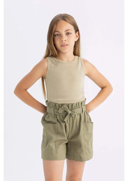Kız Çocuk Keten Şort indirimleri