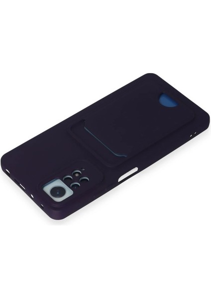 Xiaomi Redmi Note 11 Pro Kılıf Kelvin Kartvizitli Silikon - Derin Mor Svlrs modelleri