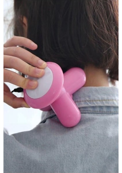 3 Başlıklı Titreşimli USB Şarjlı Mini Masaj Aleti