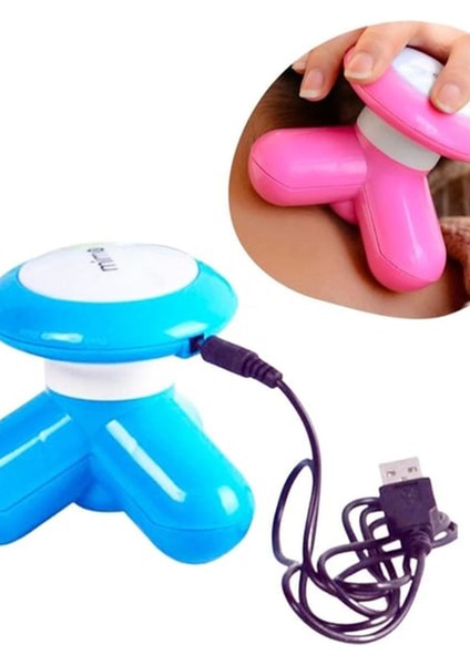3 Başlıklı Titreşimli USB Şarjlı Mini Masaj Aleti modelleri