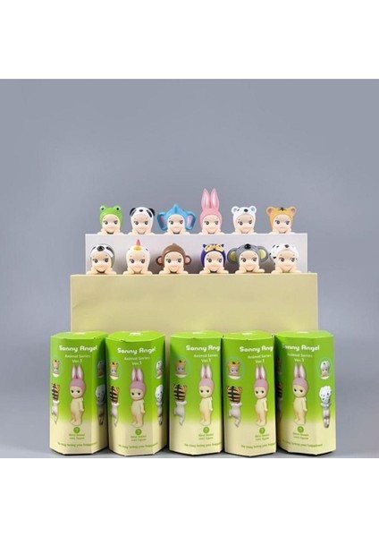Sonny Angel Hippers (Rastgele 1 Model Gönderilir) Animal karakter kutulu bebek dekoratif figür