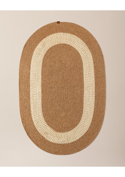 Alsace Oval Kilim - Naturel/krem - 90X150 cm