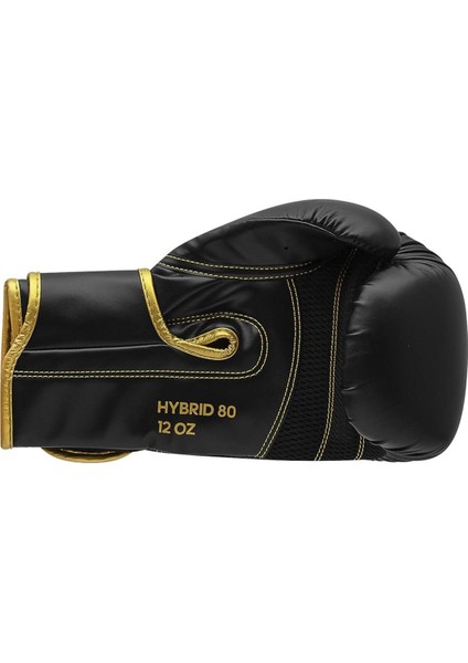 ADIH80 (HYBRID80) Boks Eldiveni ve Dragondo Boks Bandajı 2'li Set Siyah Altın, Gifttoom