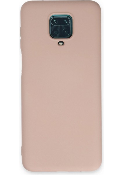 Xiaomi Redmi Note 9 Pro Kılıf Nano Içi Kadife Silikon - Pudra Svlrs