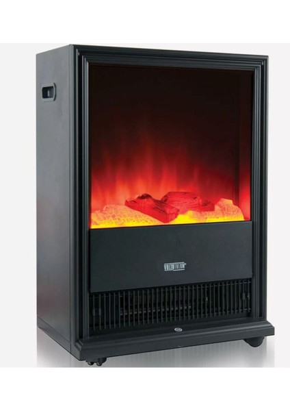 2000W Dikdörtgen Ayaklı Dekoratif Şömine