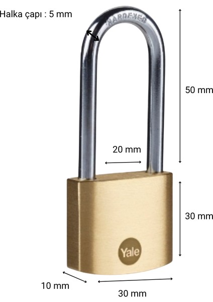 Pirinç Asma Kilit Uzun Kanca 30 Mm fiyatları