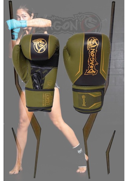 Legacy Boks Eldiveni Kickboks Muaythai Müsabaka Antreman Dragon Boks Eldiveni 2'li Set fiyatları