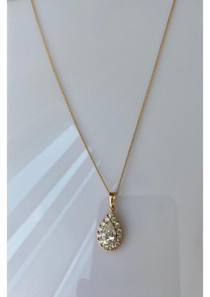 Damla Zirkon Taşlı Xuping Rose Kolye fiyatları