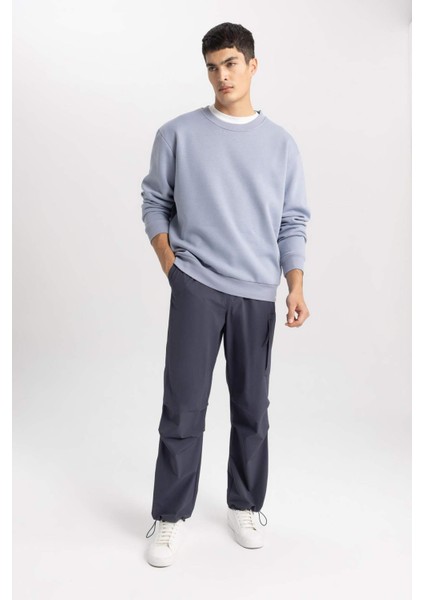 Pantolon Relax Fit Kargo Cepli Beli Paçası Lastikli B4519AX24SP fırsatları