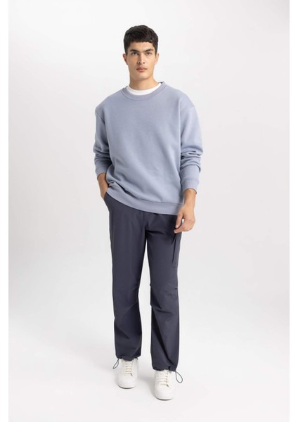 Pantolon Relax Fit Kargo Cepli Beli Paçası Lastikli B4519AX24SP indirimleri