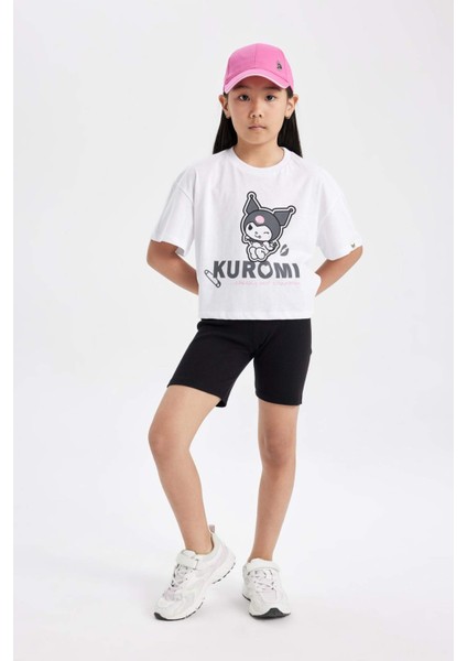 Kız Çocuk Biker Fitilli Kaşkorse Tayt modelleri