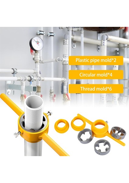 6 Adet Npt Kalıp Seti, Pvc Diş Açma Aleti, Boru Diş Açma Sıhhi Tesisat Aleti (Yurt Dışından) fırsatları