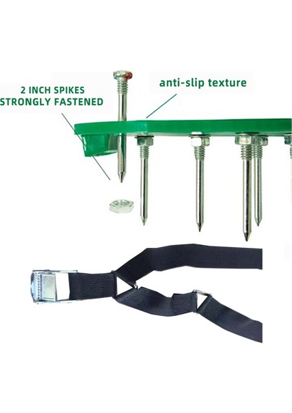 Çim Havalandırma Ayakkabıları Çim Sivri Uçları Havalandırma Ayakkabıları, Siyah ve Yeşil (Yurt Dışından) indirimleri