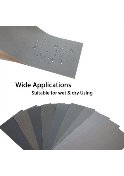 Ahşap Mobilyalar Için 120 Ila 2500 Grit Zımpara Kağıdı (Yurt Dışından)