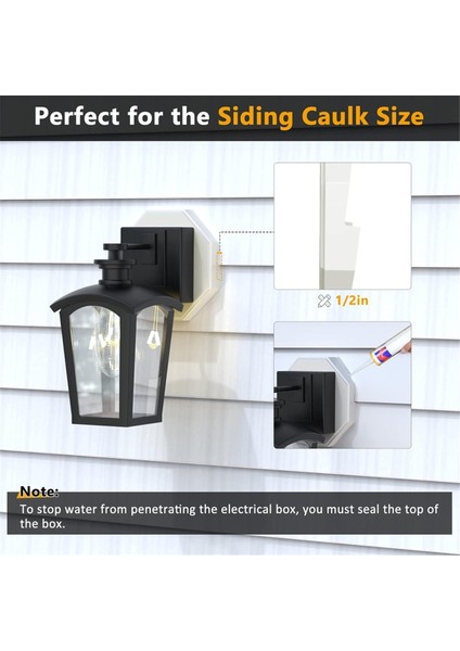 Sekizgen Siding Montaj Takımı, 8141 Dikey Siding Lambaları Beyaz (Yurt Dışından) indirimleri