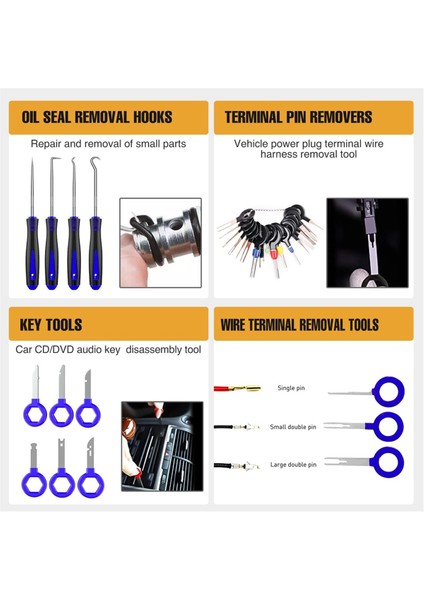 238 Parça Trim Sökme Aletleri, Araba Itme Pimi Tampon Kelepçesi Seti (Yurt Dışından) indirimleri