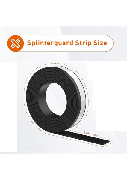 2 Adet Rulo Kılavuz Ray Splinter Guard Ray Testere Kılavuz Rayları (Yurt Dışından)