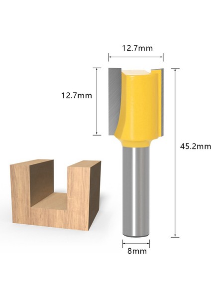 15 Adet 6.35MM Freze Ucu Seti Düz Kesme Freze Kesici Ahşap Uçları (Yurt Dışından) indirimleri