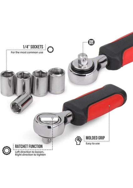 13 Parça Manşon Kombinasyon Seti Cırcırlı Anahtar Manşonu Oto Tamir Aleti (Yurt Dışından) fırsatları