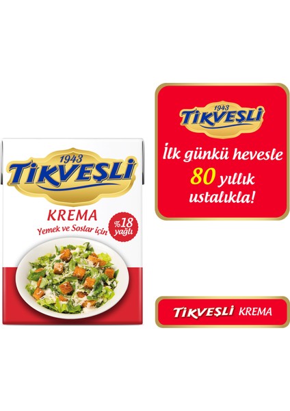 %18 Yağlı Krema 200 ML