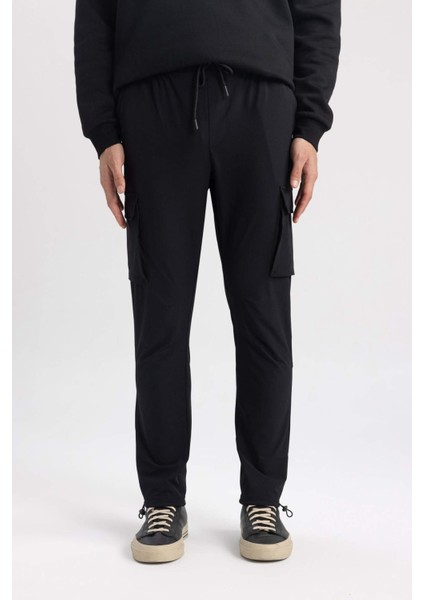 Yazlık Taktik Jogger Pantolon Slim Fit Dar Kesim Kargo Cepli B3585AX24SP