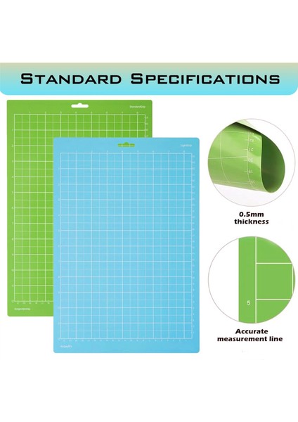 Joy Xtra Için Kesme Matı, Standart Tutuşlu ve Hafif Tutuşlu Kesme Matı Seti, B (Yurt Dışından) fiyatları