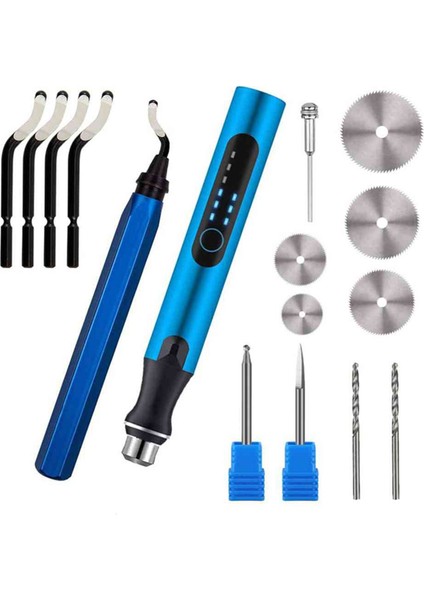 3D Baskı Araç Seti, Çapak Alma Araçları 3 Hızlı USB Elektrikli Döner Kalem (Yurt Dışından)