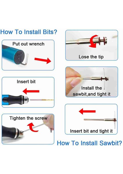 3D Baskı Araç Seti, Çapak Alma Araçları 3 Hızlı USB Elektrikli Döner Kalem (Yurt Dışından) indirimleri