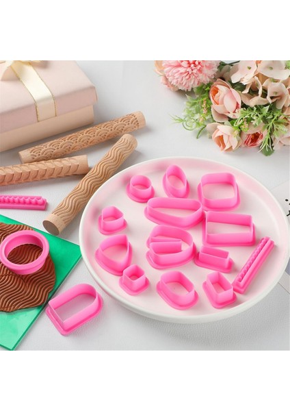 Küpe Yapımı Için 18 Parça Polimer Kil Kesici, Polimer Kil Silindiri (Yurt Dışından) modelleri