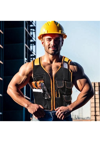 Güvenlik Iş Yeleği Alet Yeleği Bakım Çok Cepli Yelek (Yurt Dışından) indirimleri