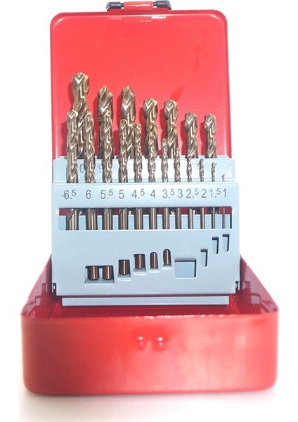 19 Parçalı Set Kobalt Matkap Ucu Seti 1.0-10MM M35 Karbür Matkap Uçları (Yurt Dışından)