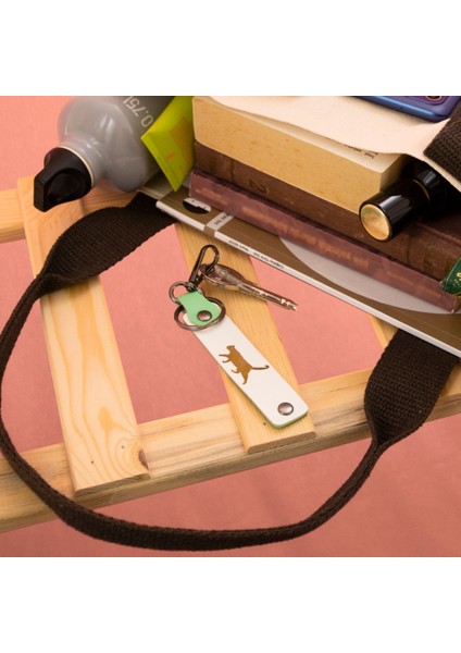 Motor Severlere Hediye Isim Plaka ve 0 Rh (+) Kan Grubu Yazılı X2 Anahtarlık Deri, Nar Çiçeği-Syh