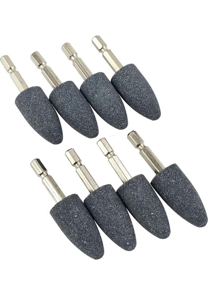 8 Adet Konik Şekilli Taşlama Taşı (20MM) (Yurt Dışından)