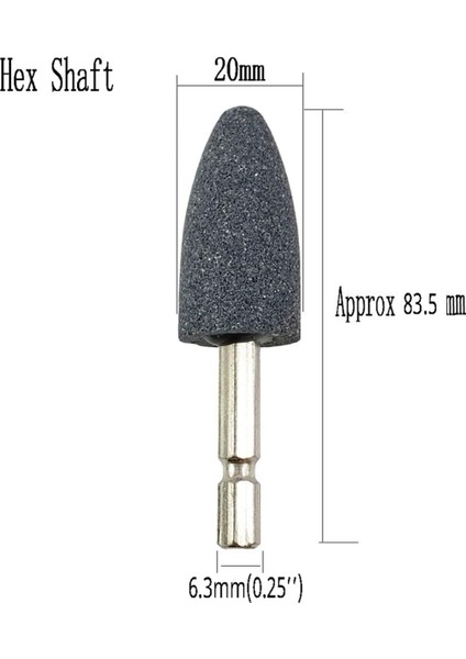 8 Adet Konik Şekilli Taşlama Taşı (20MM) (Yurt Dışından) modelleri