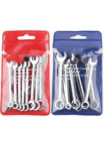 20 Parça Açık Uçlu Anahtar Seti, Mini Metrik Sae Kombinasyon Anahtar Seti (Yurt Dışından)