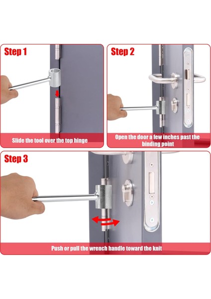 Menteşe Boşlukları Ayarlama Anahtarı, Çelik Kapı Menteşe Ayarlama Aracı (Yurt Dışından) fırsatları
