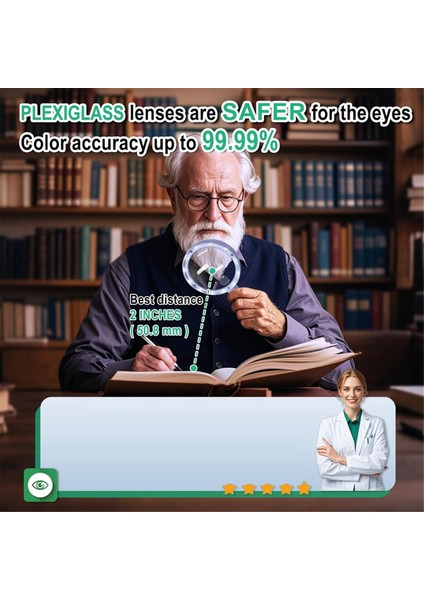 Büyüteç Işık - 12 LED Elde Taşınabilir Okuma 3 Aydınlatma Modu, (Yurt Dışından) indirimleri