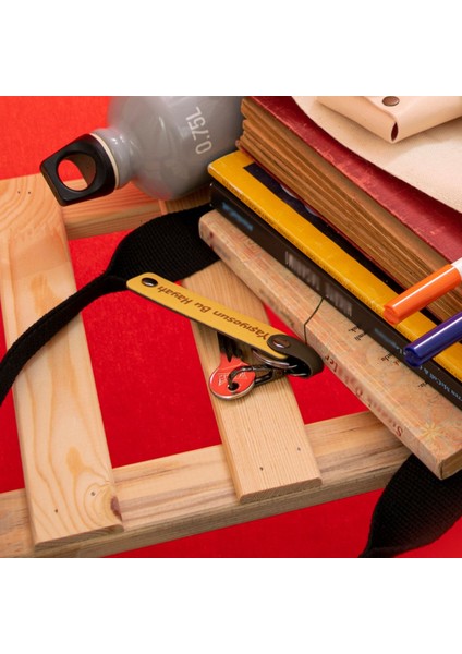 Motor Tutkunlarına Özel, Isim Plaka ve A Rh (-) Kan Grubu Yazılı 2'li Anahtarlık, Turkuaz-Bordo-Laci