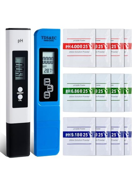 Dijital Ph Tds Metre Kombosu, Içme Suyu, Yüzme Havuzu Için Test Kiti (Yurt Dışından)