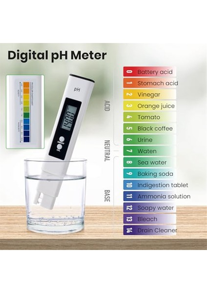 Dijital Ph Tds Metre Kombosu, Içme Suyu, Yüzme Havuzu Için Test Kiti (Yurt Dışından) modelleri
