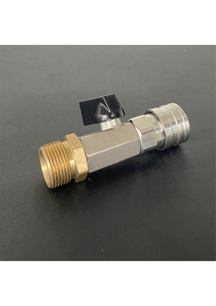 Yüksek Basınçlı Yıkama Makinesi Küresel Vana 1/4 ve M22 14MM Hızlı Bağlantı (Yurt Dışından)