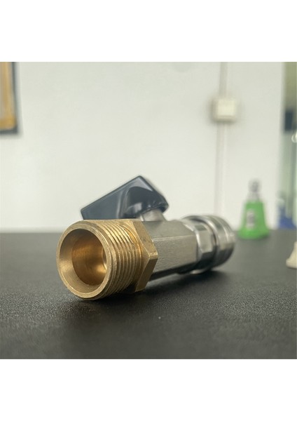 Yüksek Basınçlı Yıkama Makinesi Küresel Vana 1/4 ve M22 14MM Hızlı Bağlantı (Yurt Dışından)