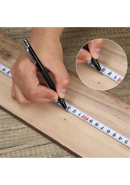Tungsten Karbür Çizici ve Mıknatıslı 12 Yedek Işaretleme Ucu (Yurt Dışından)