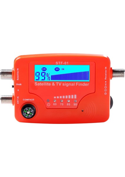 Pusulalı 2'si 1 Arada Uydu Tv Sinyal Bulucu LCD (Yurt Dışından)