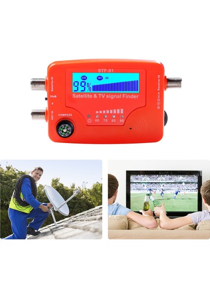 Pusulalı 2'si 1 Arada Uydu Tv Sinyal Bulucu LCD (Yurt Dışından) modelleri